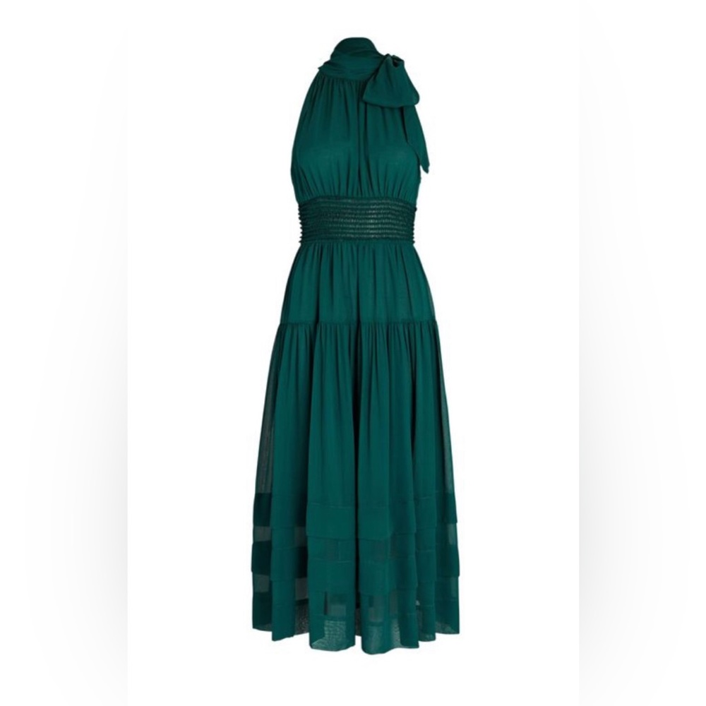 Maya Silk Chiffon Midi Dress